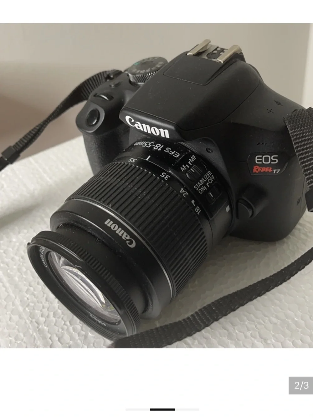 Canon DSLR Camera in Black with 18-55mm Kit Lens (Does NOT CUT ON)